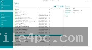 Main IRISPowerscan batch capture interface displaying active scan queue, image processing settings, and thumbnail page views.